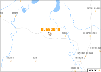 map of Oussouma