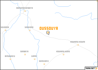 map of Oussouya