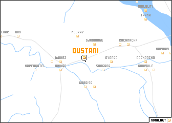 map of Oustani