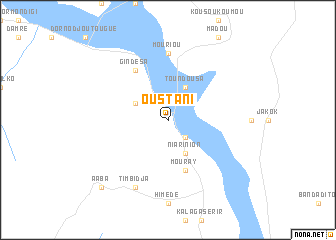 map of Oustani