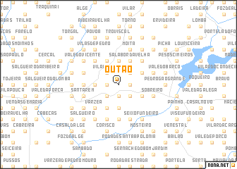 map of Outão