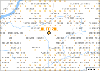 map of Outeiral