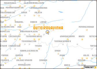 map of Outeiro da Vinha