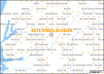 map of Outeiro do Loureiro