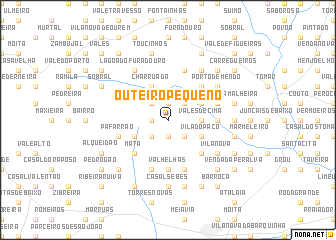 map of Outeiro Pequeno