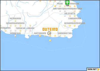 map of Outeiro