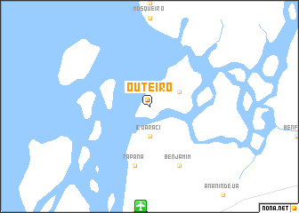 map of Outeiro