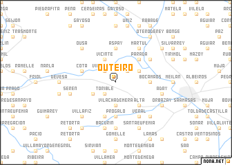 map of Outeiro