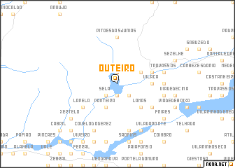 map of Outeiro