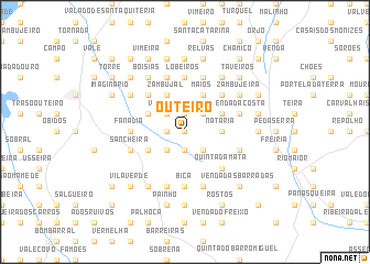 map of Outeiro