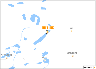 map of Outing