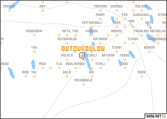 map of Outoukoulou