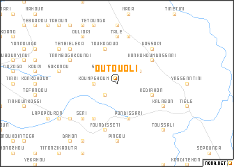 map of Outouoli