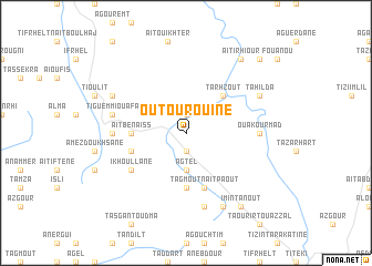 map of Outourouine