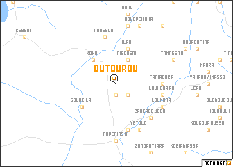 map of Outourou