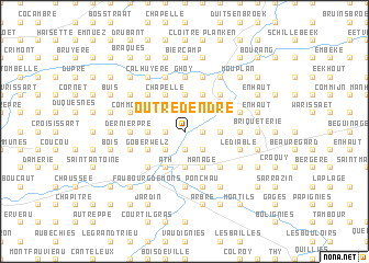 map of Outre Dendre