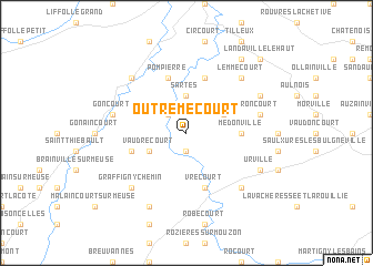 map of Outremécourt