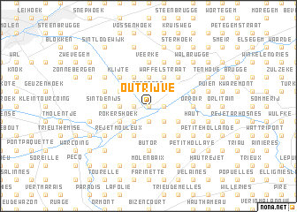 map of Outrijve