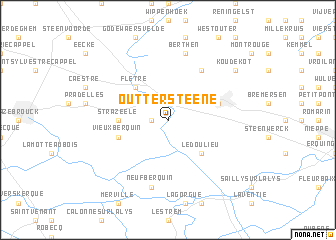 map of Outtersteene