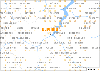 map of Ouviaño