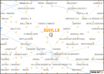 map of Ouville