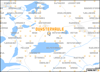 map of Ouwsterhaule