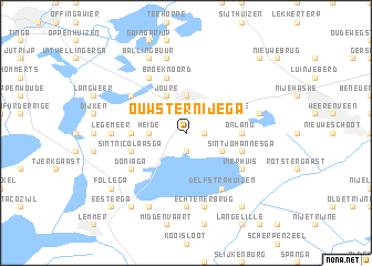 map of Ouwster-Nijega