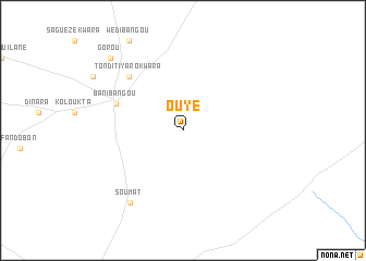 map of Ouyé