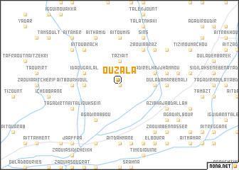 map of Ouzala