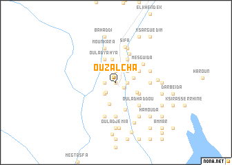 map of Ouzalcha