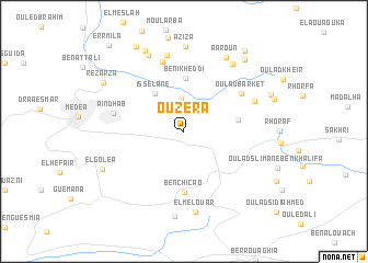 map of Ouzera