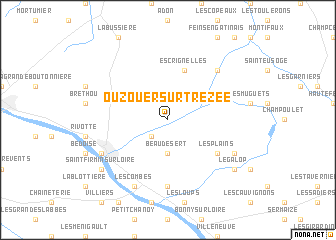 map of Ouzouer-sur-Trézée