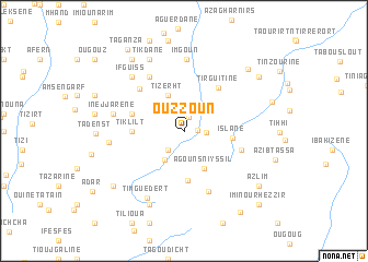 map of Ouzzoun