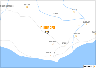 map of Ovabaşı