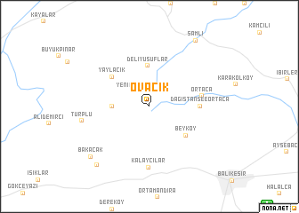 map of Ovacık