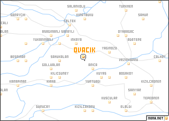 map of Ovacık