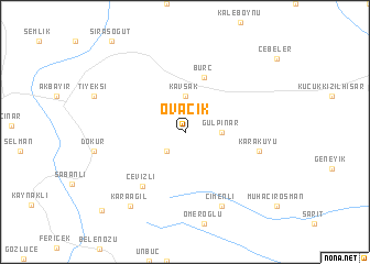 map of Ovacık