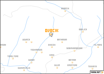 map of Ovacık