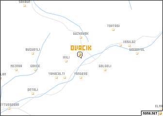 map of Ovacık