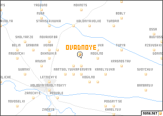 map of Ovadnoye