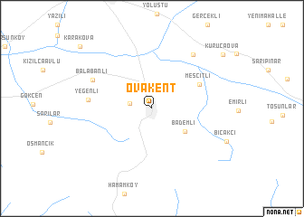 map of Ovakent