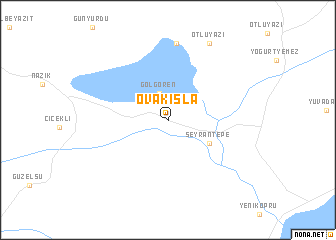 map of Ovakışla