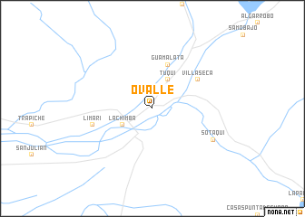 map of Ovalle