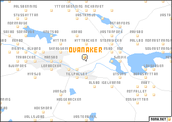 map of Ovanåker