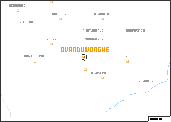 map of Ovanduvongwe