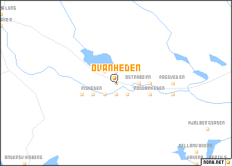 map of Ovanheden