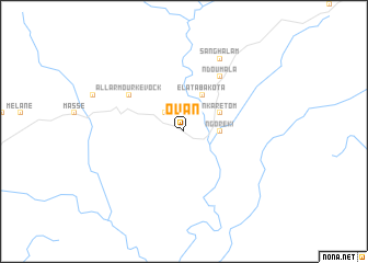 map of Ovan