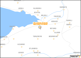 map of Ovapınar
