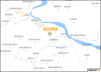 map of Ovčara