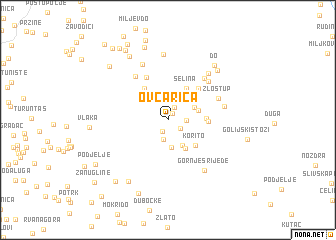 map of Ovčarica